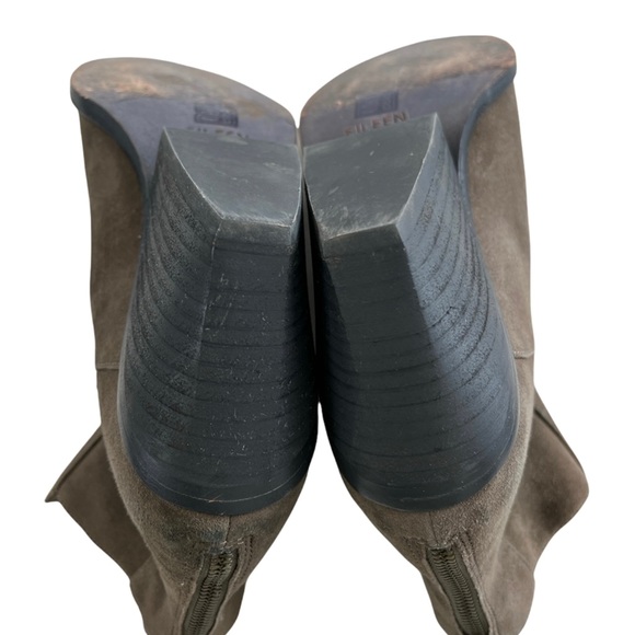 Eileen Fisher Peer-Su Suede Ankle Booties Size 7 - Picture 10 of 16